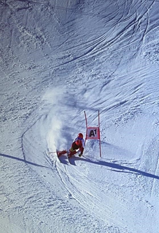 Athletik Sportler SKifahrer