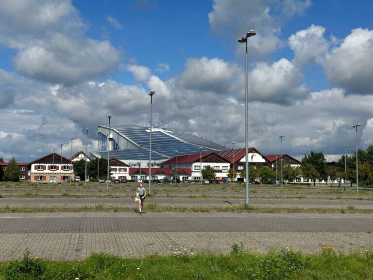 Skihalle in Wittenburg im Sommer
