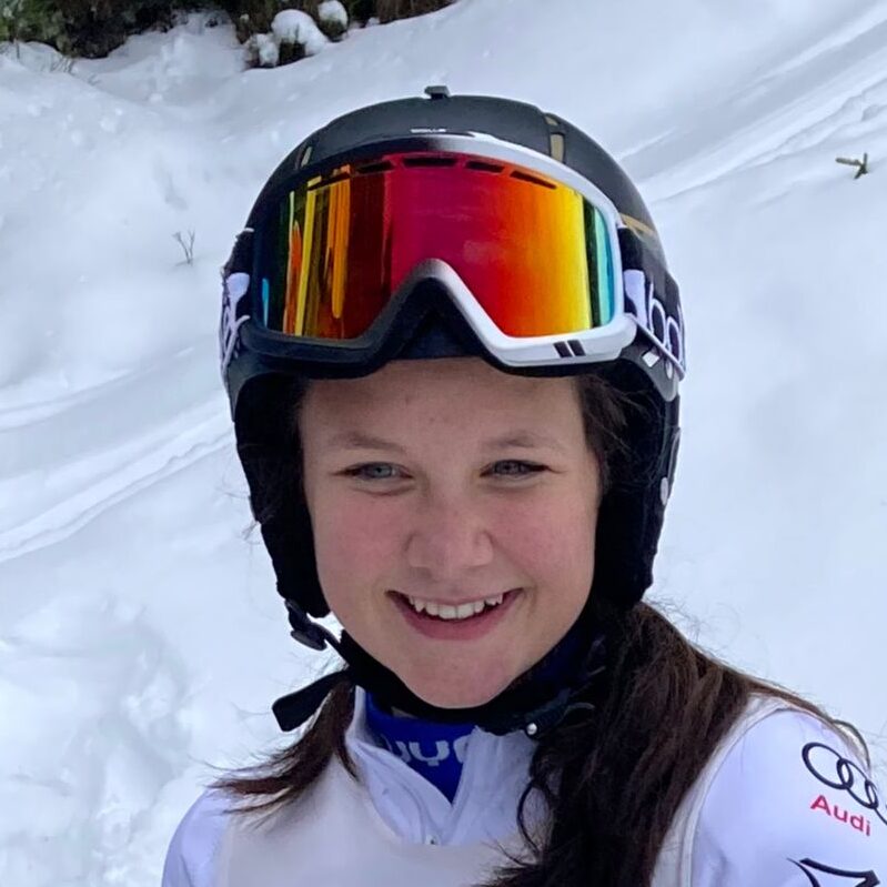Lächelndle Athletin